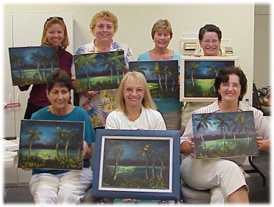 Night Palms - Harbor